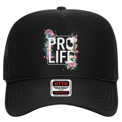 Pro Life Prolife Pro God Choose Life Conservative Christian Trucker Hat
