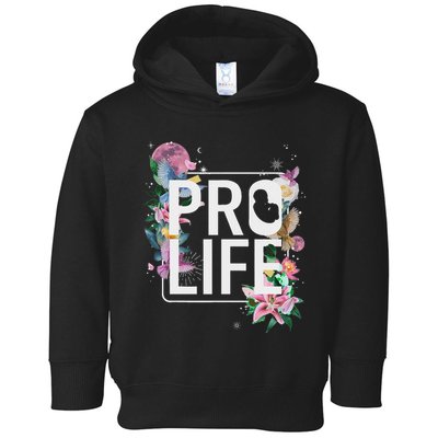 Pro Life Prolife Pro God Choose Life Conservative Christian Toddler Hoodie