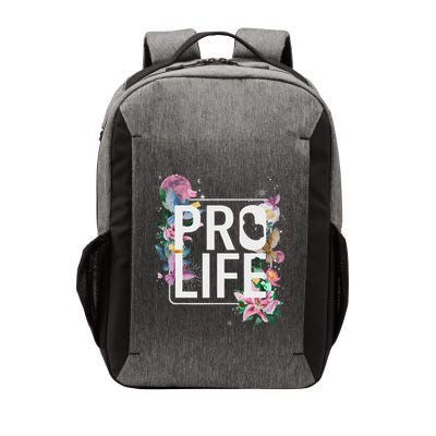 Pro Life Prolife Pro God Choose Life Conservative Christian Vector Backpack