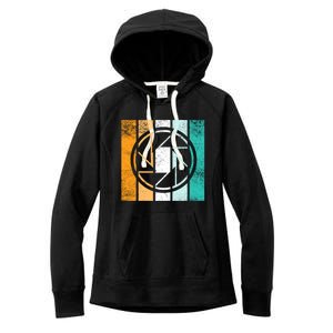 Photographer Lens Photographers Retro Camera Photography Funny Gift Women's Fleece Hoodie