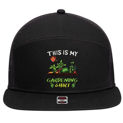 Plants Lover 7 Panel Mesh Trucker Snapback Hat