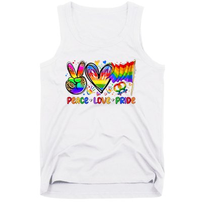 Peace Love Pride Lgbt Pride Month Tank Top