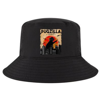 Pug Lover, Pugzilla, Funny Pug, Funny Dog, Pug Art, Pug  Cool Comfort Performance Bucket Hat