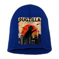 Pug Lover, Pugzilla, Funny Pug, Funny Dog, Pug Art, Pug  Short Acrylic Beanie