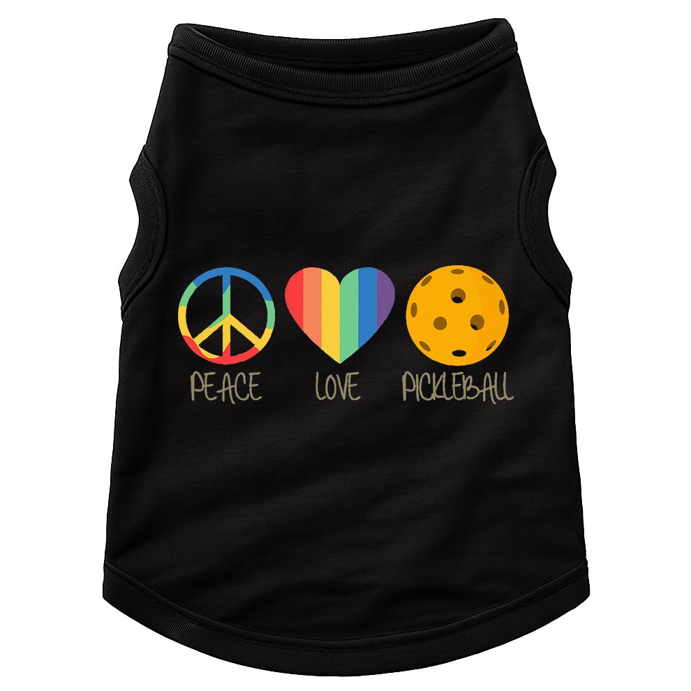 Peace Love Pickleball Doggie Tank