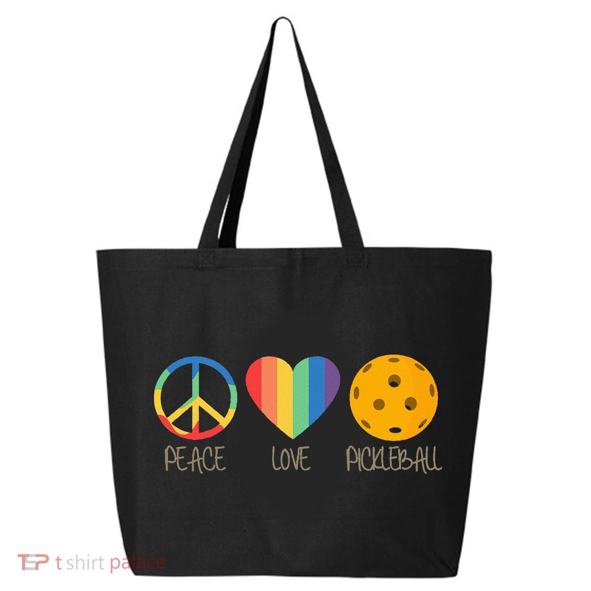 Peace Love Pickleball 25L Jumbo Tote