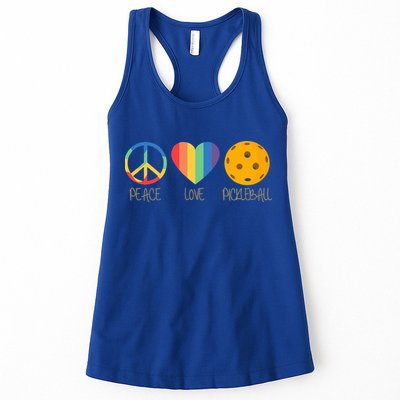 Peace Love Pickleball Womens Tank Top