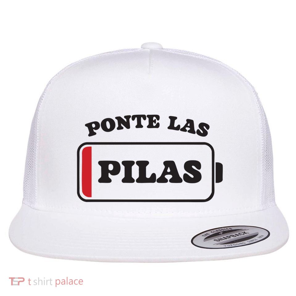Ponte Las Pilas Dead Battery Flat Bill Trucker Hat