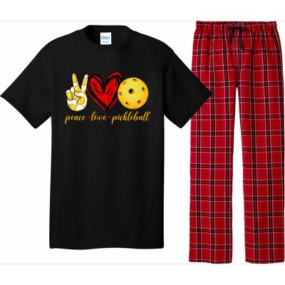 Peace Love Pickleball Pajama Set