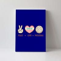 Peace Love Pickleball Cute Design And Cool Gift Canvas