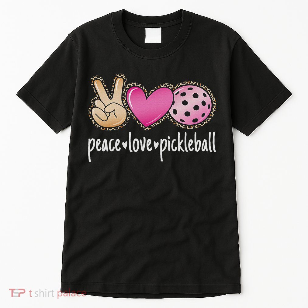 Peace Love Pickleball Cute Pickleball Lover Women Tall T-Shirt
