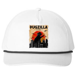 pug lover pugzilla  pug  dog pug art pug  Snapback Five-Panel Rope Hat