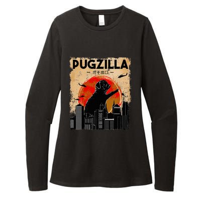 pug lover pugzilla  pug  dog pug art pug  Womens CVC Long Sleeve Shirt