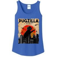 pug lover pugzilla  pug  dog pug art pug  Ladies Essential Tank