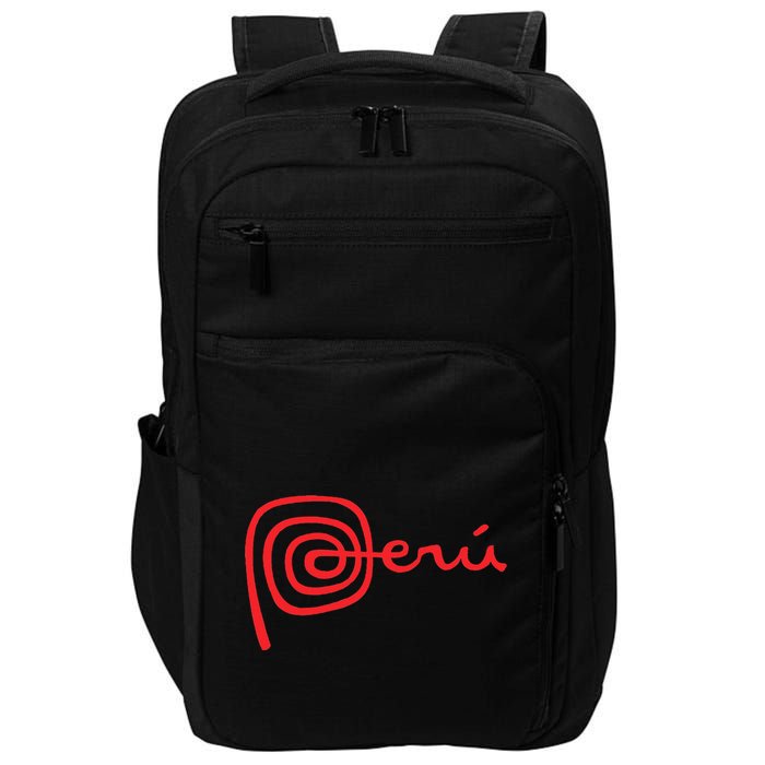 Peru Logo Peru Cusco Nazca Lines Impact Tech Backpack