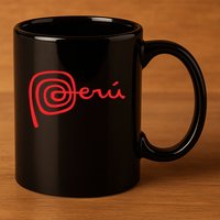 Peru Logo Peru Cusco Nazca Lines 11oz C Handle Ceramic Mug