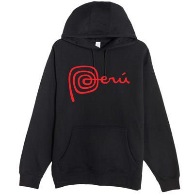 Peru Logo Peru Cusco Nazca Lines Premium Pullover Hoodie