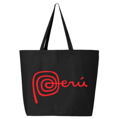 Peru Logo Peru Cusco Nazca Lines 25L Jumbo Tote