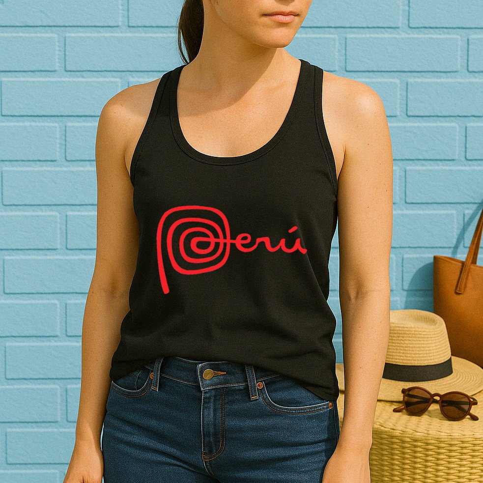 Peru Logo Peru Cusco Nazca Lines Womens Tank Top