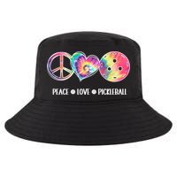Peace Love Pickleball Funny Pickleball Tie Dye Great Gift Cool Comfort Performance Bucket Hat