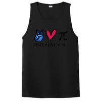 Peace Love Pi Math Love Pi Day Mathematics Math Teachers PosiCharge Competitor Tank