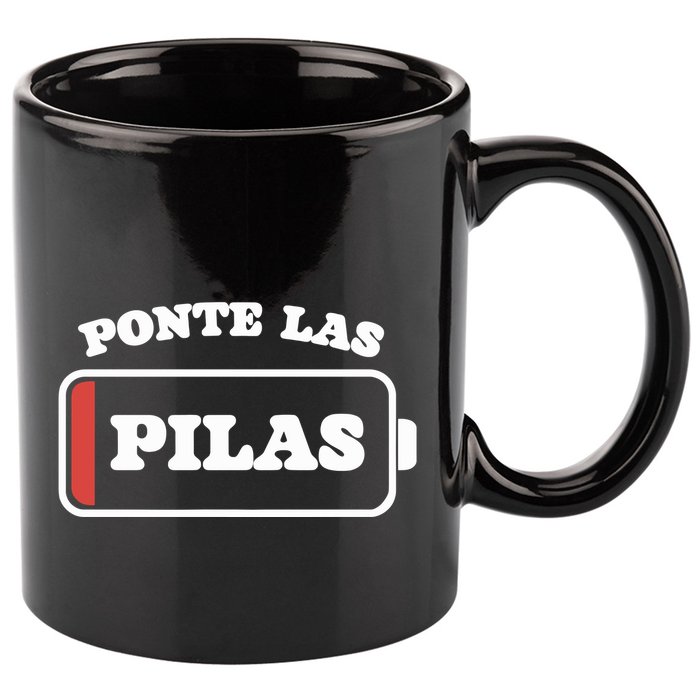 Ponte Las Pilas Dead Battery 11oz C Handle Ceramic Mug