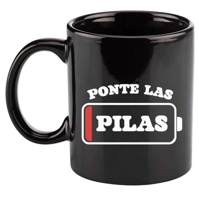 Ponte Las Pilas Dead Battery 11oz C Handle Ceramic Mug