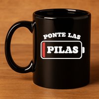 Ponte Las Pilas Dead Battery 11oz C Handle Ceramic Mug