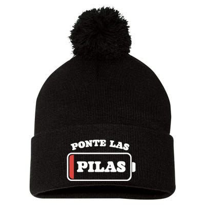 Ponte Las Pilas Dead Battery Pom Pom 12in Knit Beanie