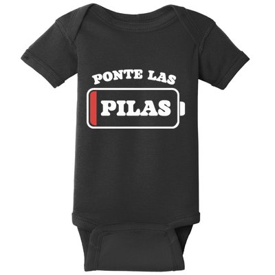 Ponte Las Pilas Dead Battery Baby Bodysuit