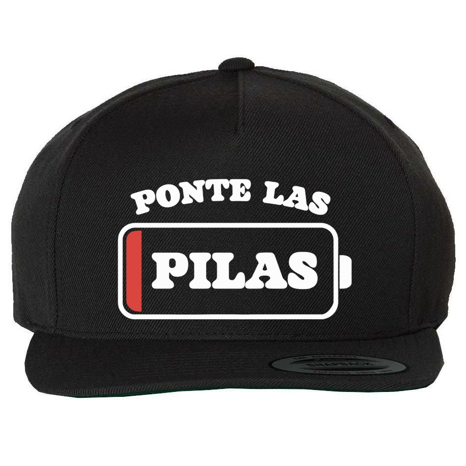 Ponte Las Pilas Dead Battery Wool Snapback Cap