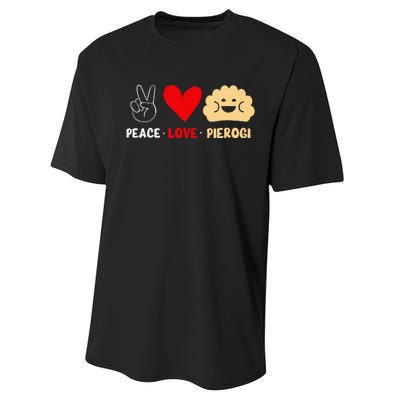 Peace Love Pierogi Performance Sprint T-Shirt