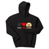 Peace Love Pierogi Kids Hoodie