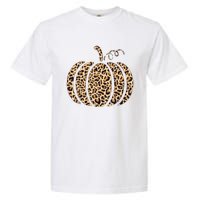 Pumpkin Leopard Print Cheetah Fall Graphic Thanksgiving Garment-Dyed Heavyweight T-Shirt