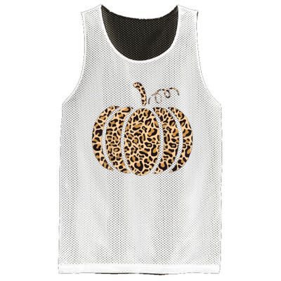 Pumpkin Leopard Print Cheetah Fall Graphic Thanksgiving Mesh Reversible Basketball Jersey Tank