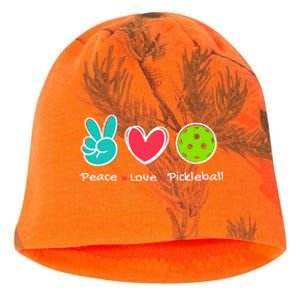 Peace Love Pickleball Court Play Loves Pickleball Kati - Camo Knit Beanie