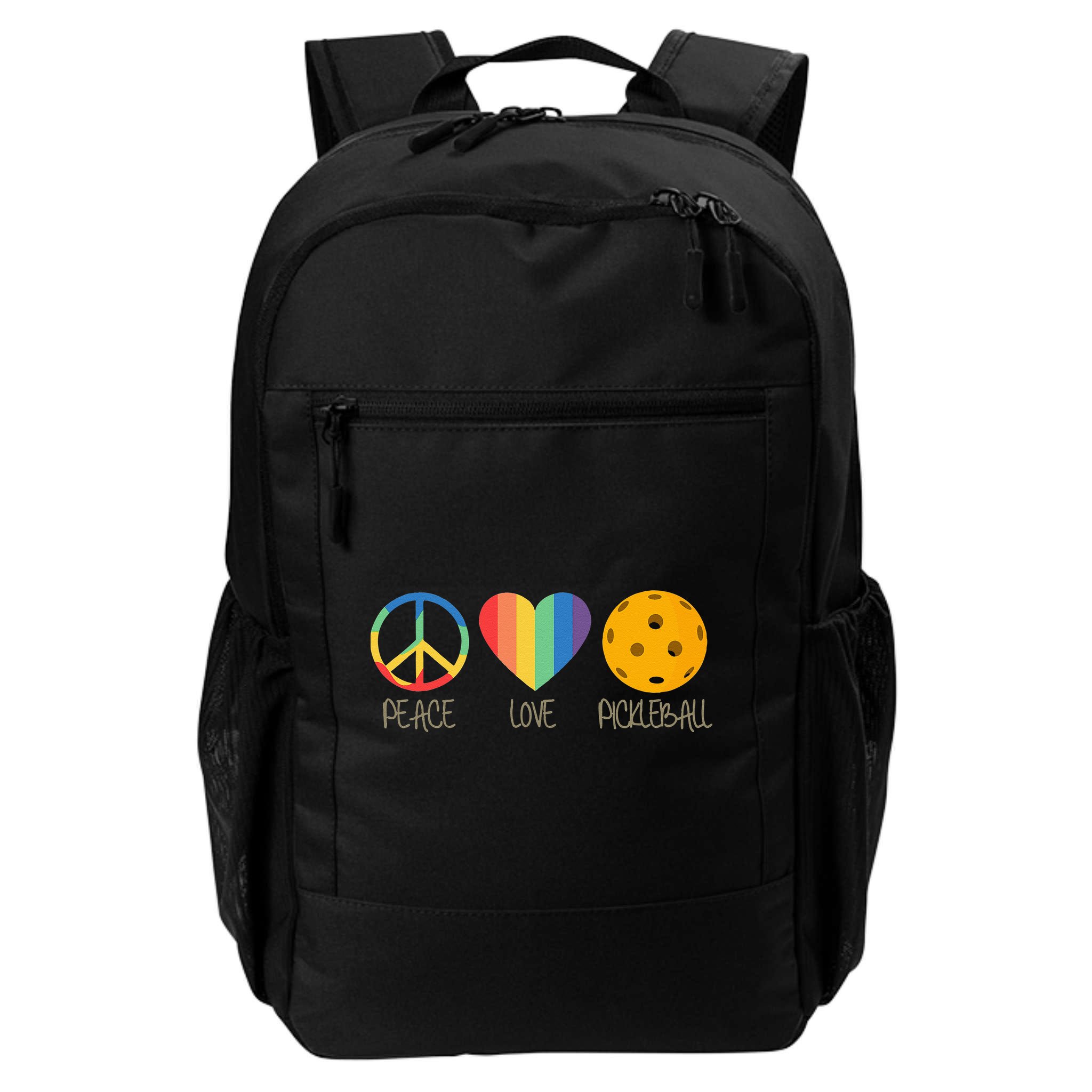 Peace Love Pickleball Backpack
