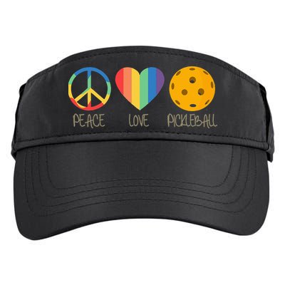 Peace Love Pickleball Adult Drive Performance Visor