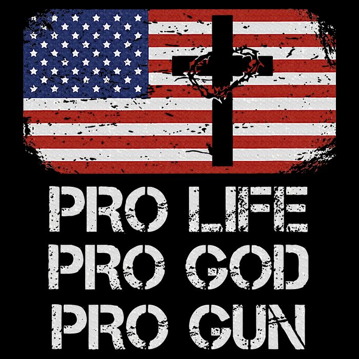Pro Life Pro God Pro Gun Conservative Cooling Performance Crew T-Shirt