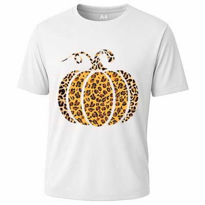 Pumpkin Leopard Print Funny Halloween Costume Autumn Pumpkin Performance Shirt