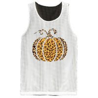 Pumpkin Leopard Print Funny Halloween Costume Autumn Pumpkin Mesh Reversible Basketball Jersey Tank