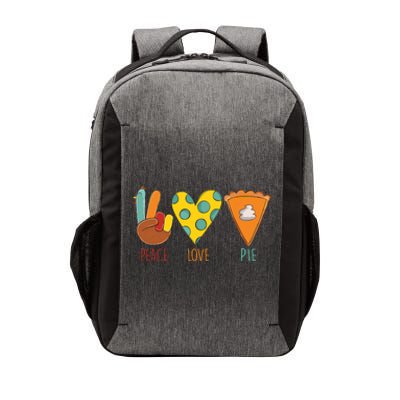 Peace Love Pumpkin Pie Turkey Thanksgiving Day Fall Autumn Vector Backpack