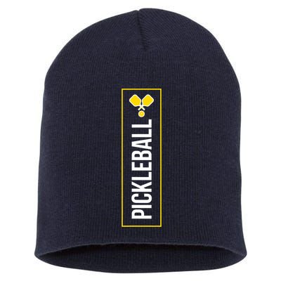 Pickleball Lovers Short Acrylic Beanie