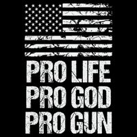 Pro Life Pro God Pro Gun Christian Conservative Baby Bodysuit