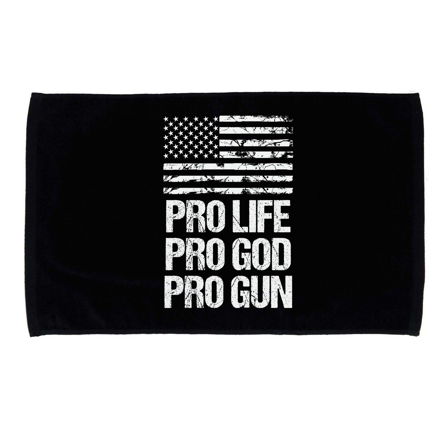 Pro Life Pro God Pro Gun Christian Conservative Microfiber Hand Towel