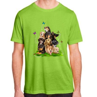 Puppy Lover Puppy Pile Cute Puppy Dog Lover Dog Adult ChromaSoft Performance T-Shirt