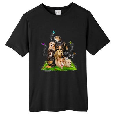 Puppy Lover Puppy Pile Cute Puppy Dog Lover Dog Tall Fusion ChromaSoft Performance T-Shirt