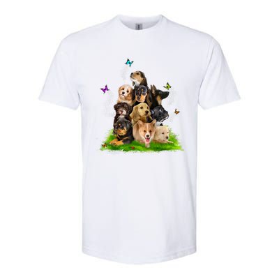 Puppy Lover Puppy Pile Cute Puppy Dog Lover Dog Softstyle CVC T-Shirt