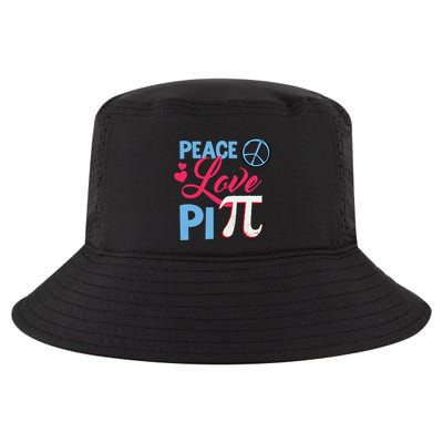 Peace Love Pi Happy Pi Day Funny Pi Day Math Geek Great Gift Cool Comfort Performance Bucket Hat