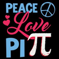 Peace Love Pi Happy Pi Day Funny Pi Day Math Geek Great Gift Flat Bill Trucker Hat